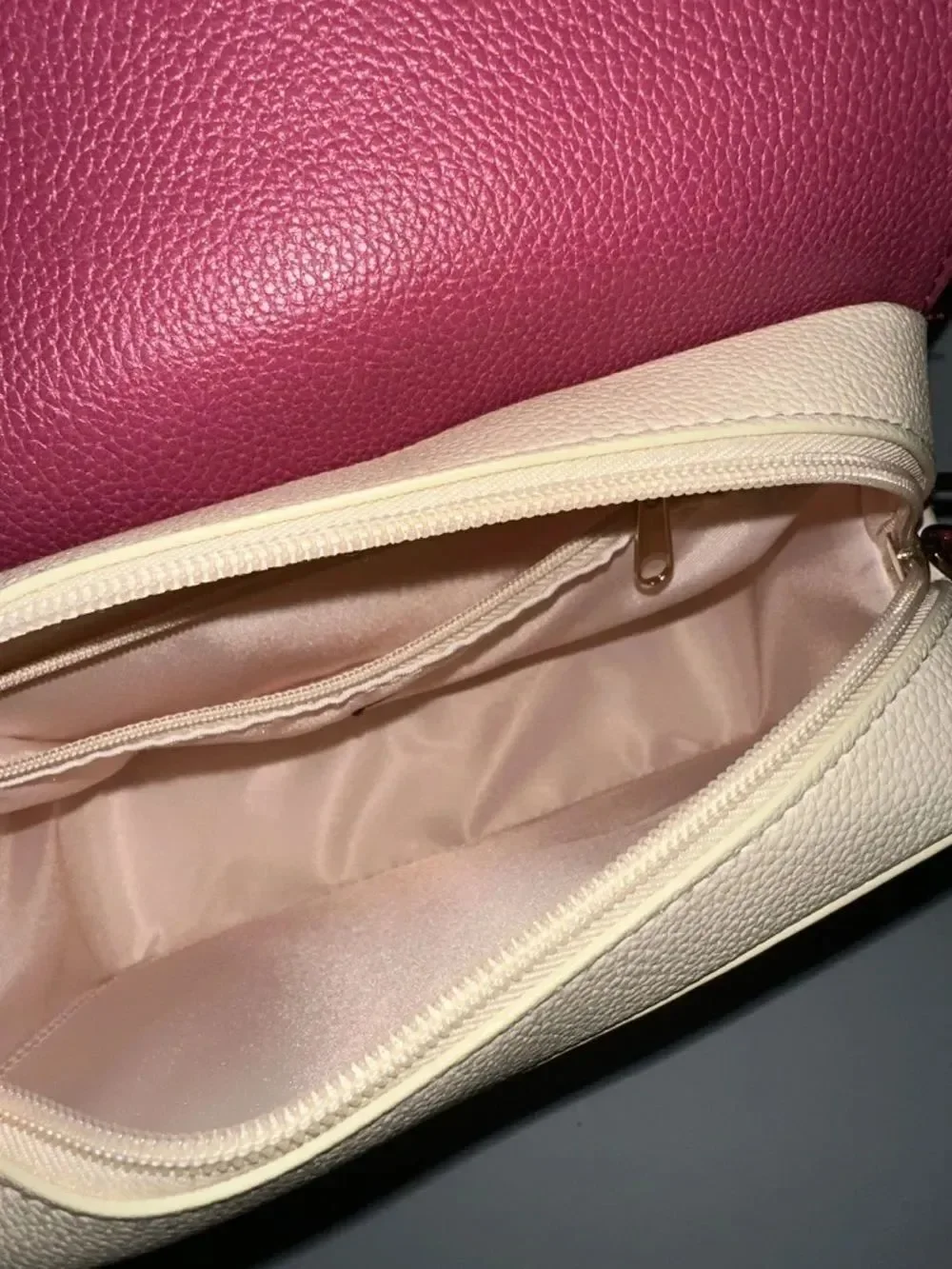 Steel Mill & Co. Ivory Burgundy Pride & Prejudice Book Club Crossbody Bag Purse